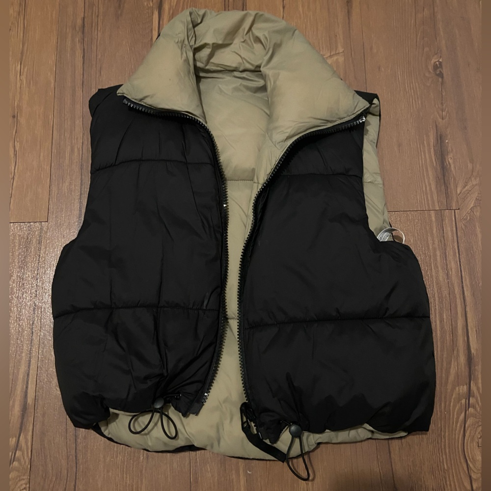 Zara Reversible Puffer Vest